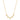 Five Pave Hearts 14K (or 18k upon request) Yellow Gold Diamond Necklace