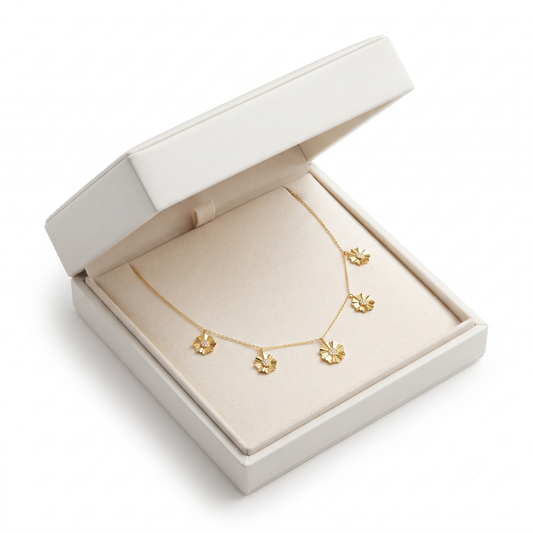 Enchantment Station Diamond Necklace in 14K Yellow Gold