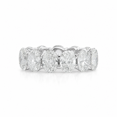 Luxury 18K White Gold Natural Diamond Ring