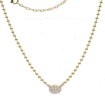 Luxury Diamond Medallion 18K Yellow Gold Necklace