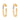 Chromatic Luxe 14K (or 18k upon request) Yellow Gold Diamond Hoops Earrings