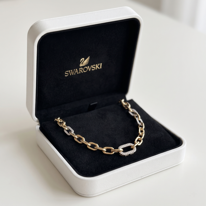 Diamond Fusion Link Necklace in 14K Yellow Gold