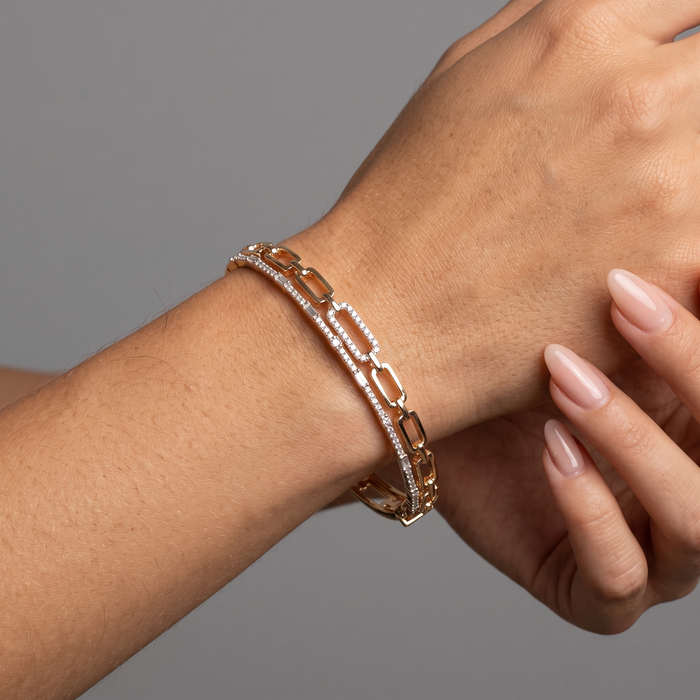 Timeless Diamond Enchanted Bracelet in 14K Yellow Gold