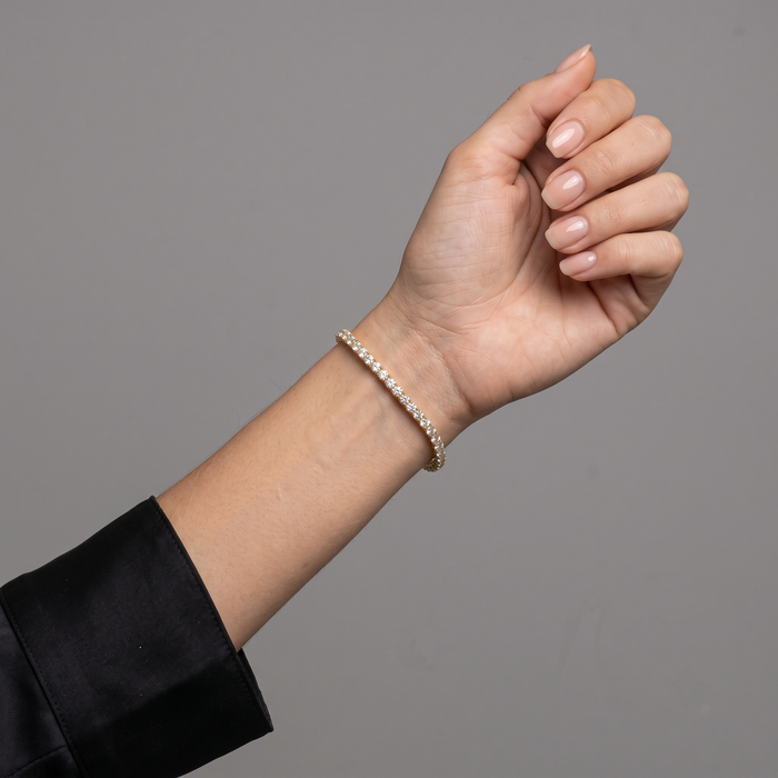 Spinel Radiance Tennis Bracelet in 14K Yellow Gold