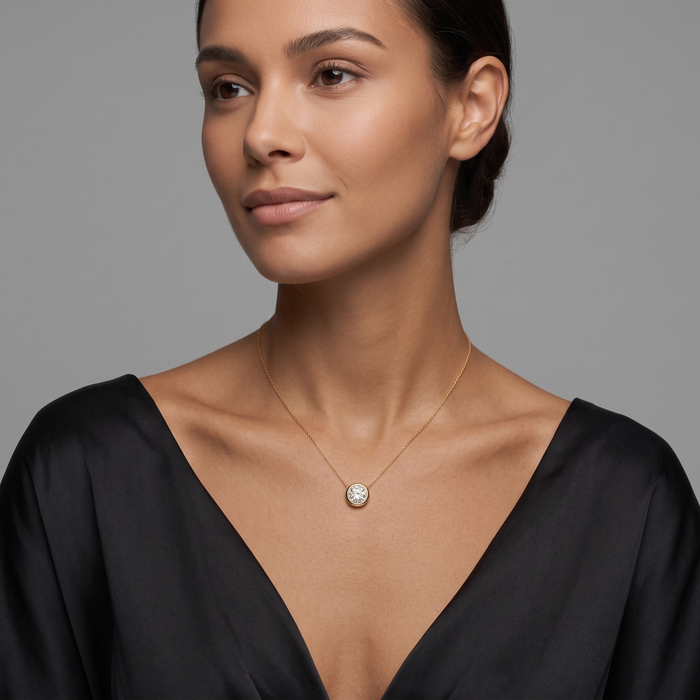 Diamond Lush Diamond 14K Yellow Gold Pendant Necklace