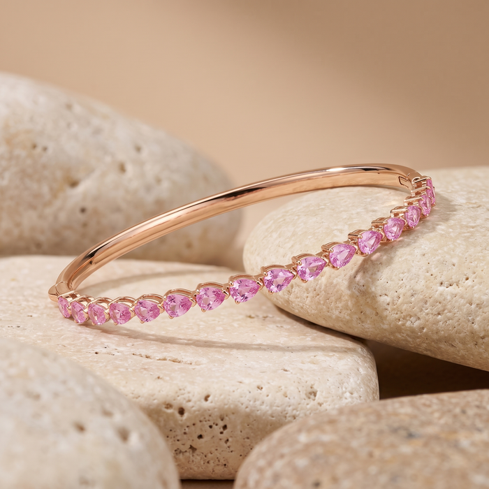 Luxe Gemstone Diamond Bracelet in 14K Yellow Gold