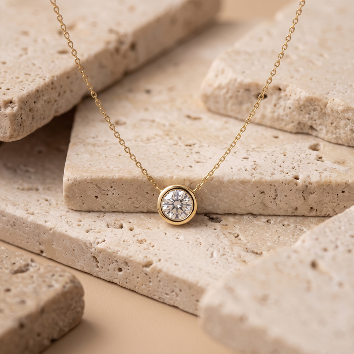 Diamond Lush Diamond 14K Yellow Gold Pendant Necklace