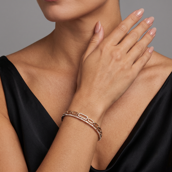 Timeless Diamond Enchanted Bracelet in 14K Yellow Gold