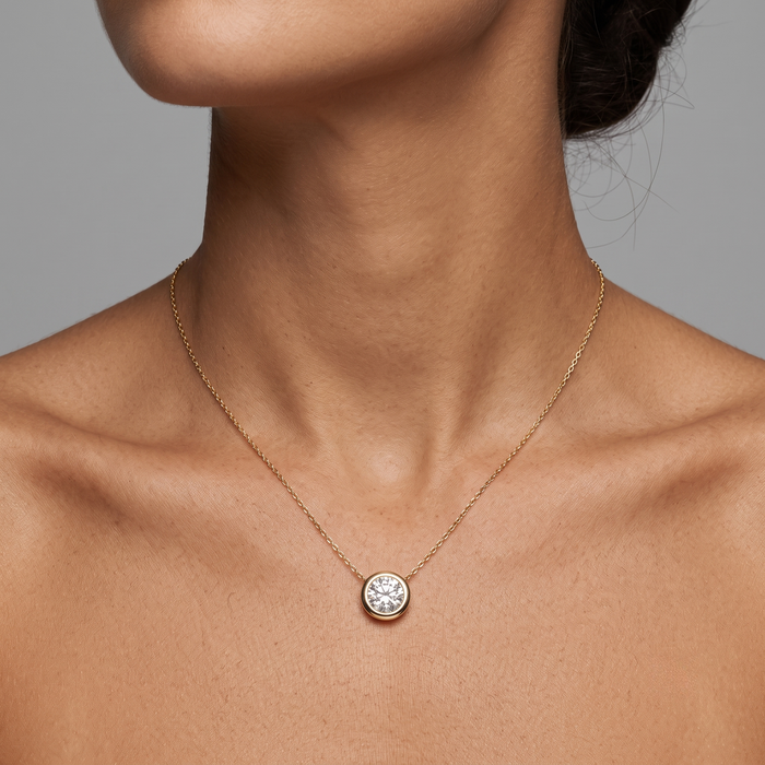 Diamond Lush Diamond 14K Yellow Gold Pendant Necklace