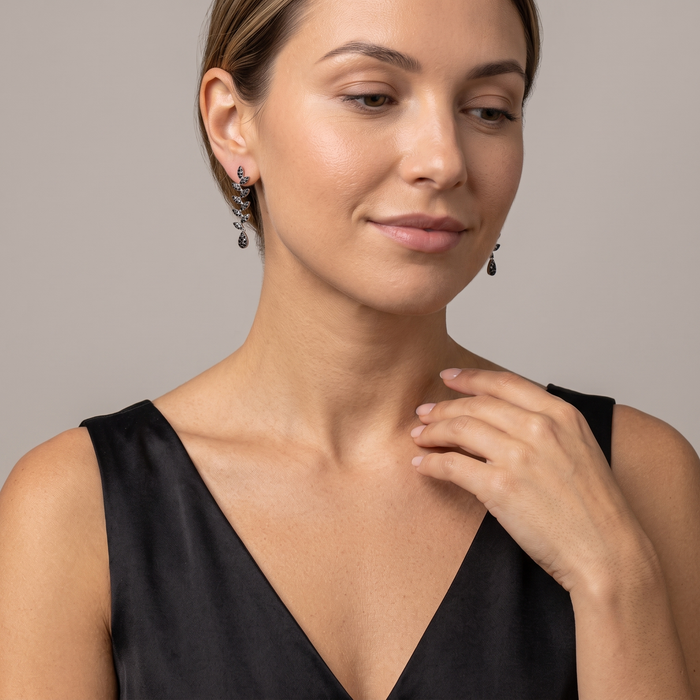 Dreamfall Diamond 14K Yellow Gold Drop Earrings