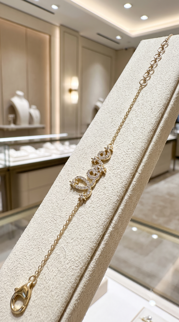 Serenade Diamond Bangle Bracelet in 14K Yellow Gold