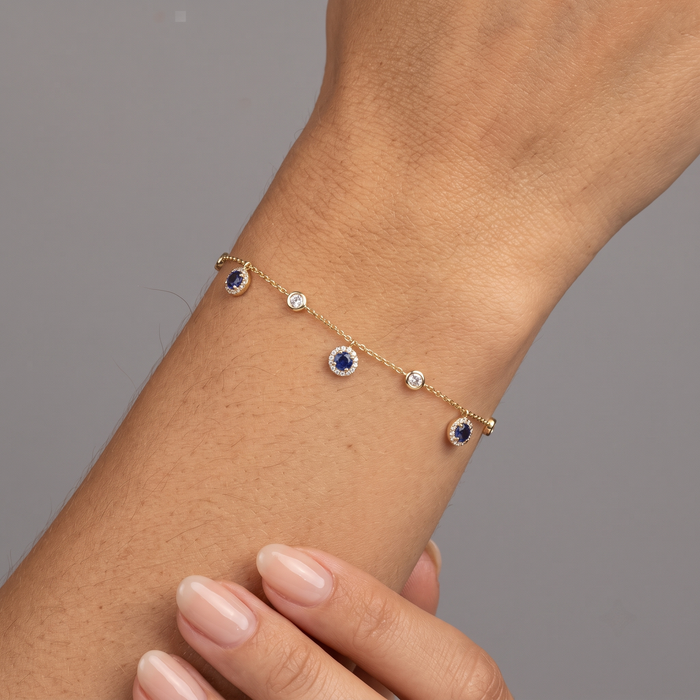 Celestial Trinkets Charm Bracelet in 14K Yellow Gold