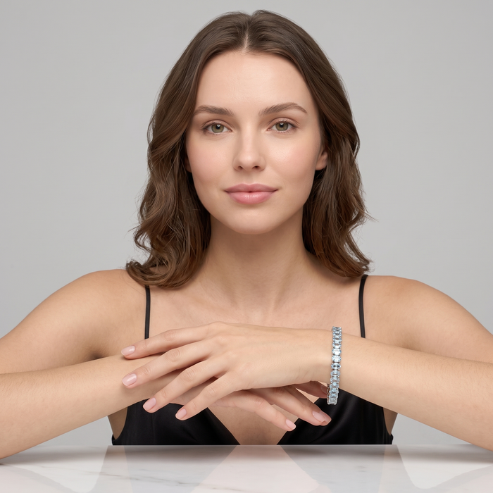 Infinity Flare Cuff Bangle Bracelet in 14K Yellow Gold