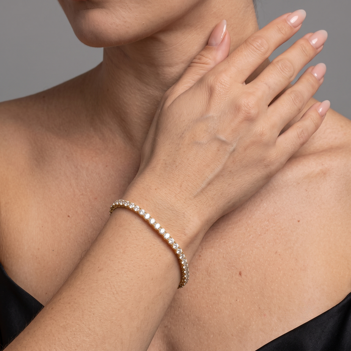 Spinel Radiance Tennis Bracelet in 14K Yellow Gold