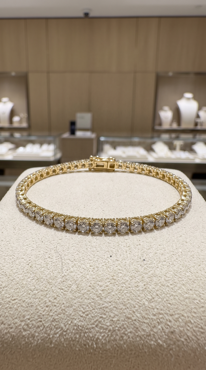 Spinel Radiance Tennis Bracelet in 14K Yellow Gold