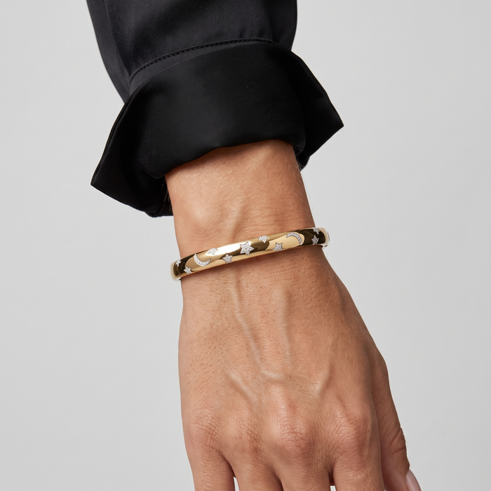 Pure Essence Diamond Bracelet in 14K Yellow Gold