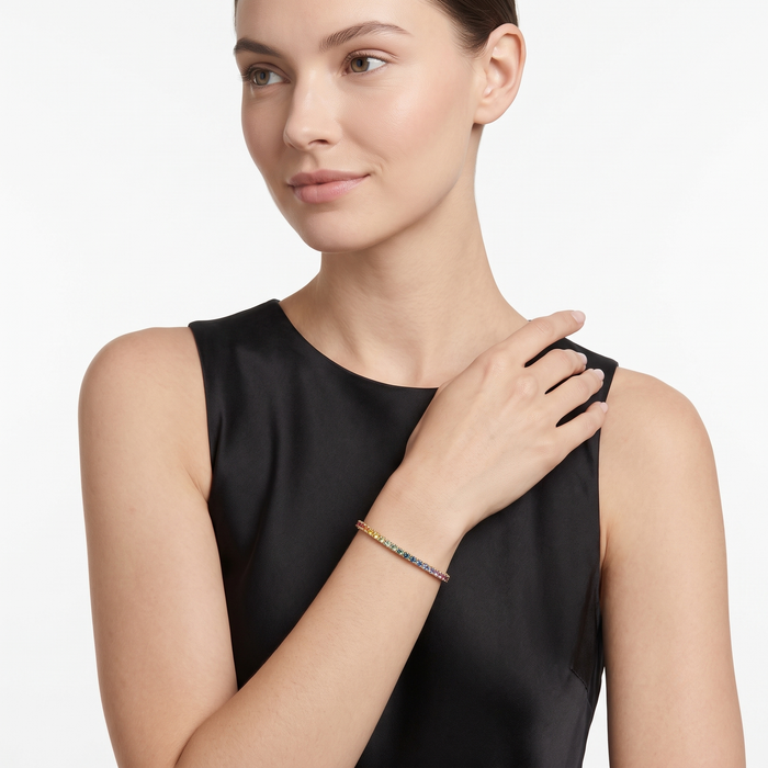Chroma 14K Yellow Gold Multicolor Sapphire Bracelet