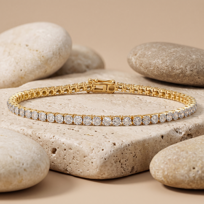 Spinel Radiance Tennis Bracelet in 14K Yellow Gold