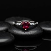 Elegant Baguette Pink Sapphire 14K Gold Ring