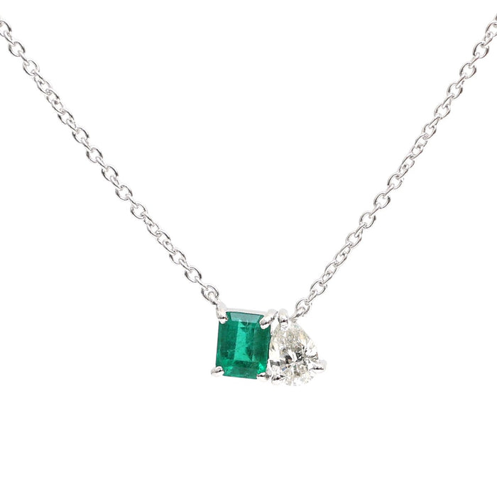 Elegant Diamond Wave 18K Yellow Gold Necklace