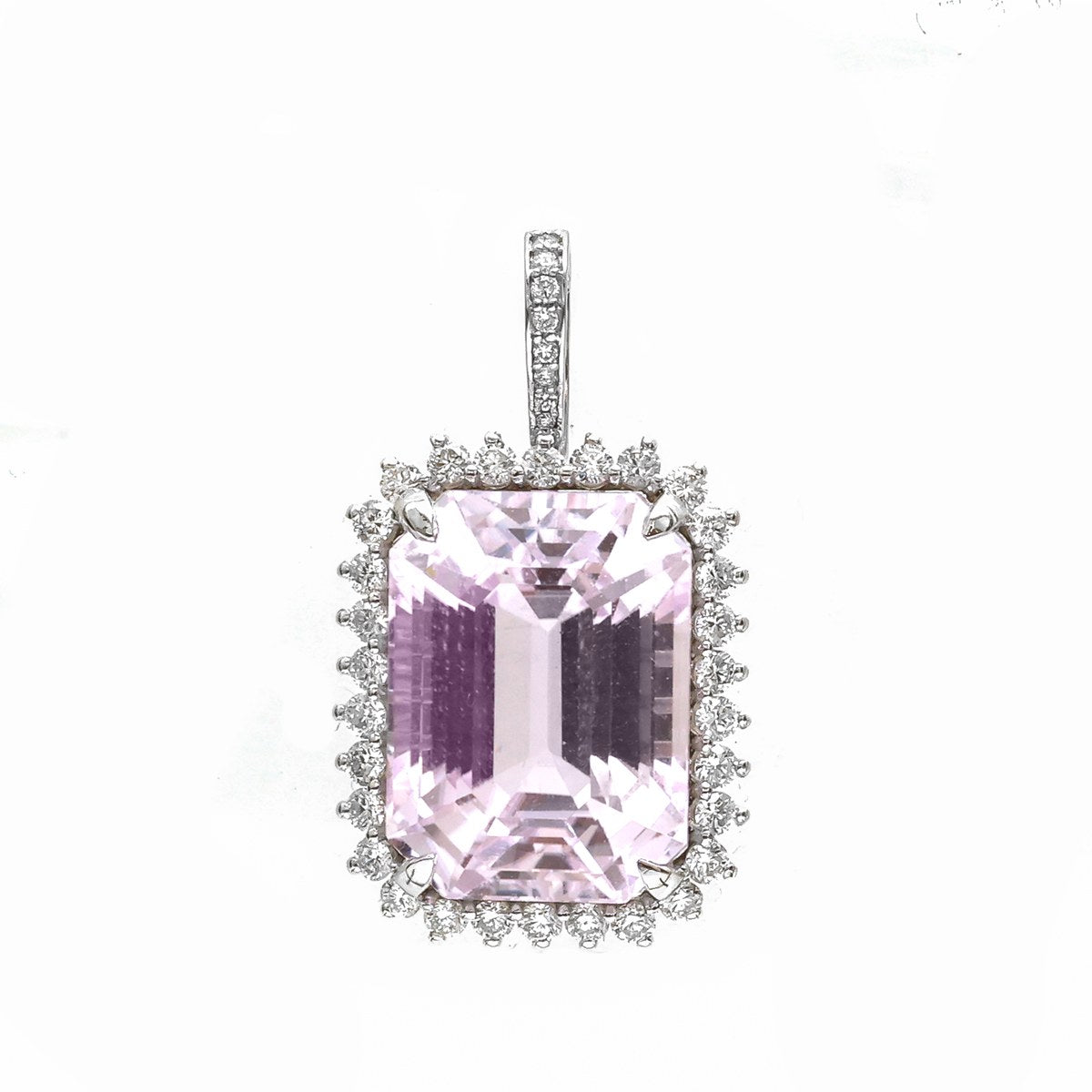 Elegant Kunzite Radiance 14K (18k Custom) Gold Pendant Necklace