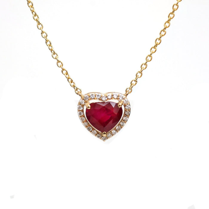 Luxury Rubellite & Diamond 18K White Gold Statement Necklace