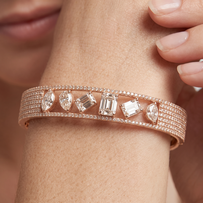 Aurora Classic Bangle Bracelet in 14K Yellow Gold