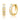 Luminous Aura Huggies Earrings