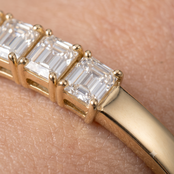 Bare Radiance Diamond Bangle Bracelet in 14K Yellow Gold