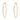 Golden Passion Hoops Diamond Earrings