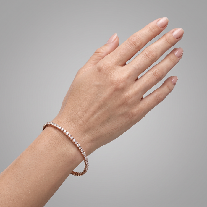 Luna Grace Diamond Tennis Bracelet in 14K White Gold