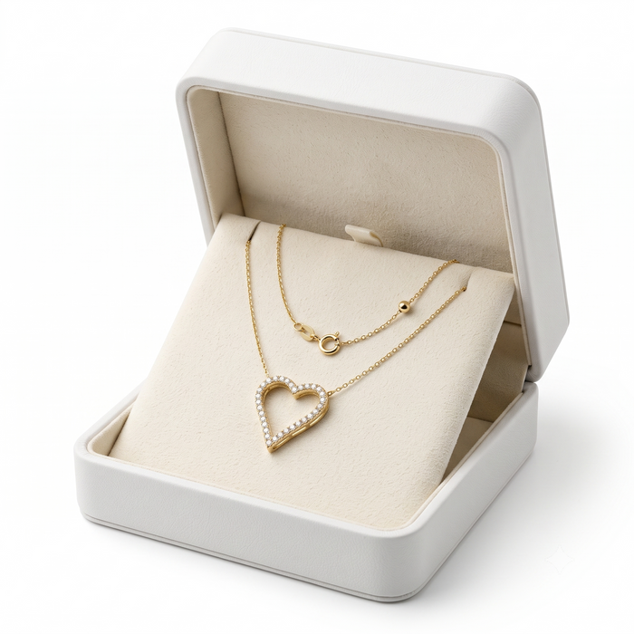 Shine Diamond Pendant Necklace in 14K Yellow Gold