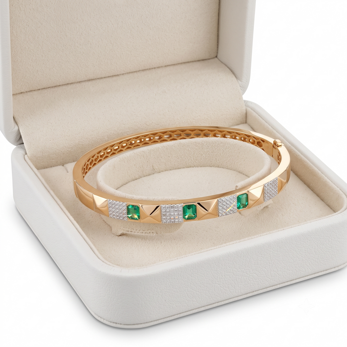 Heritage Classic Diamond Bracelet in 14K Yellow Gold