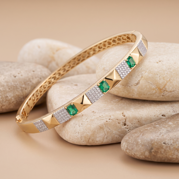 Heritage Classic Diamond Bracelet in 14K Yellow Gold