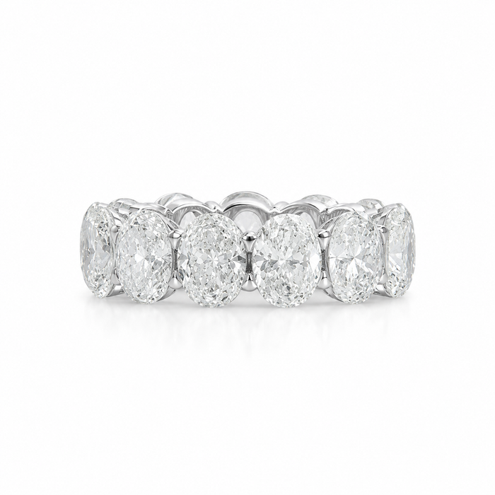 Luxury 18K White Gold Natural Diamond Ring
