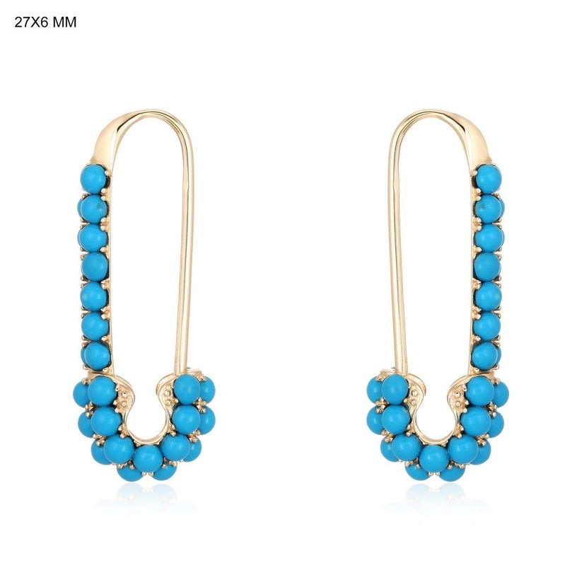 Dainty Trail 14K (or 18k upon request) Yellow Gold Diamond Drop Earrings