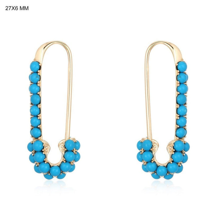 Dainty Trail 14K (or 18k upon request) Yellow Gold Diamond Drop Earrings