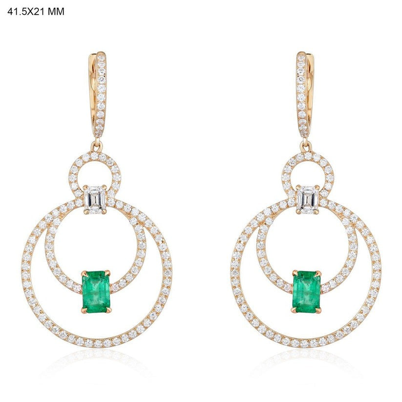 Perfectly Bright Diamond Earrings in 14K Yellow Gold