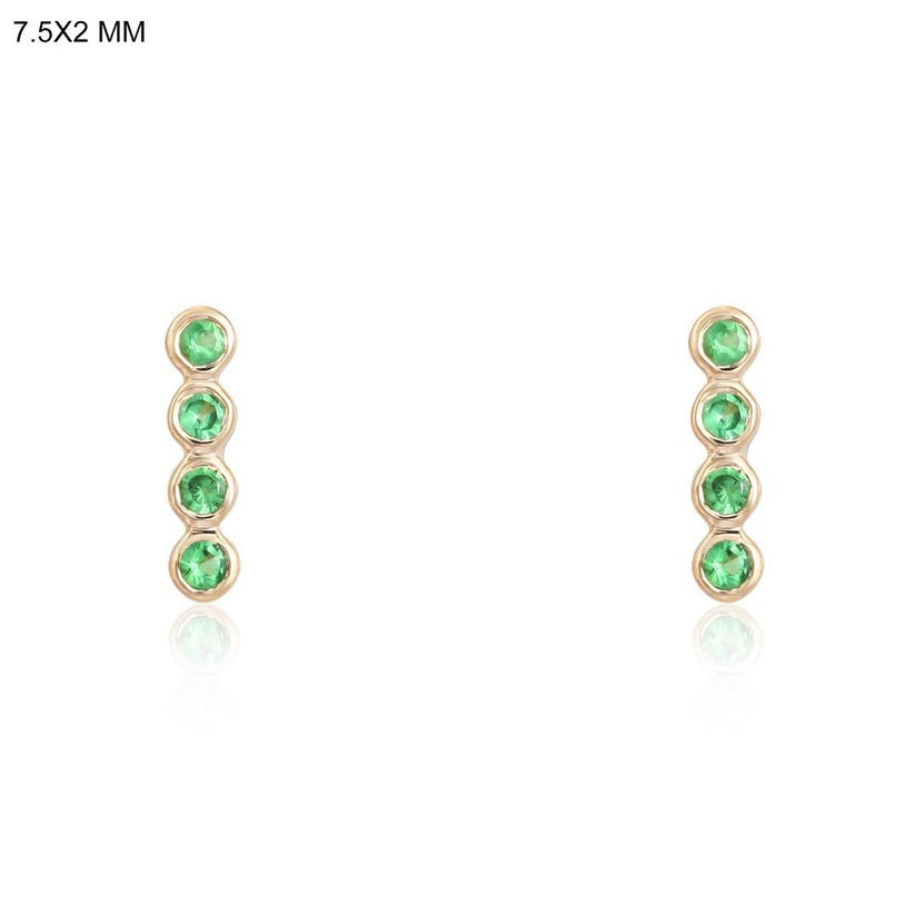 Celestial Bloom 14K (or 18k upon request) White Gold Sapphire Diamond Drop Earrings