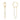 Lustrous Infinity Diamond Drops Earrings