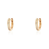 Everyday Gold Hoop Earrings in 14K Yellow Gold