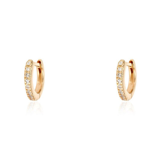 Everyday Gold Hoop Earrings in 14K Yellow Gold