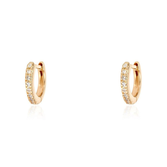 Everyday Gold Hoop Earrings in 14K Yellow Gold