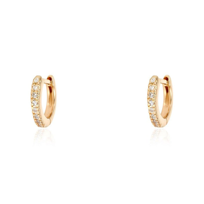 Everyday Gold Hoop Earrings in 14K Yellow Gold