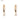 Halo Charm 14K (or 18k upon request) Yellow Gold Huggie Earrings