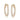 Moonstone Charm Round Hoops Earrings
