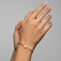 Emberglow Diamond 4Mm Chain Bracelet in 14K Yellow Gold