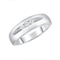 Trinity Shine Three Diamond Ring in 14K Yellow Gold