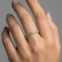 Diamond Eternity Band 14K Gold Ring