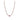 Diamond Choker Necklace With Certified 2 Carat Pink Sapphire Emerald Cut